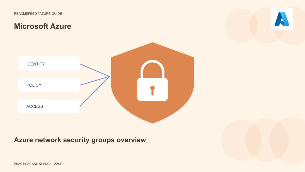 Azure network security groups overview
