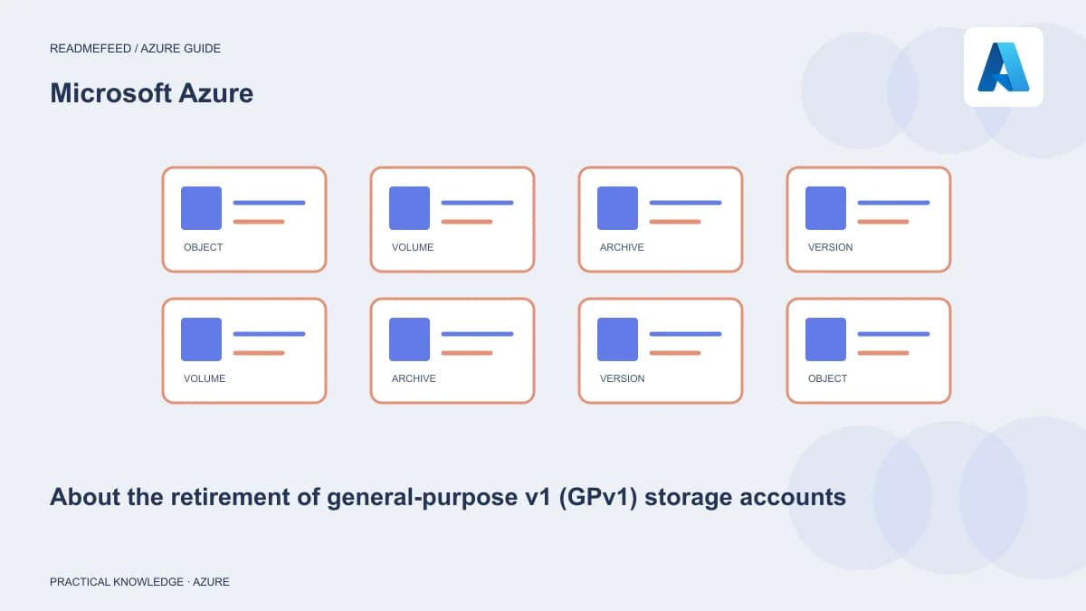 About the retirement of general-purpose v1 (GPv1) storage accounts