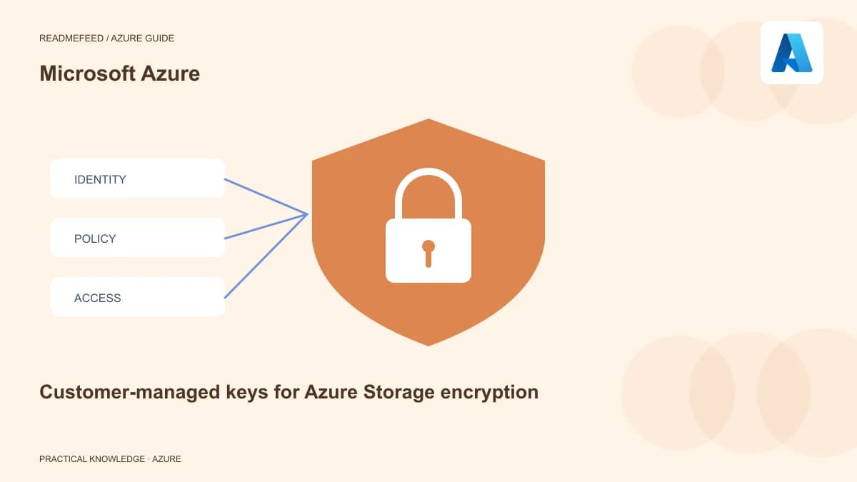 Customer-managed keys for Azure Storage encryption