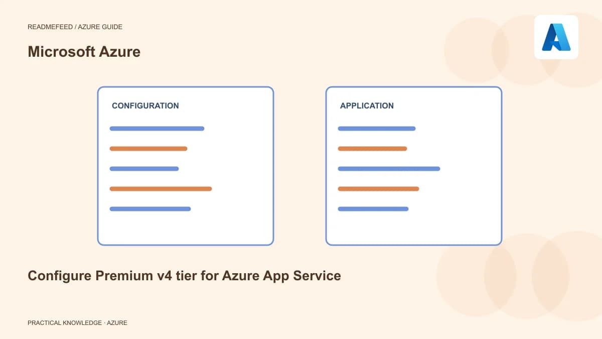 Configure Premium v4 tier for Azure App Service