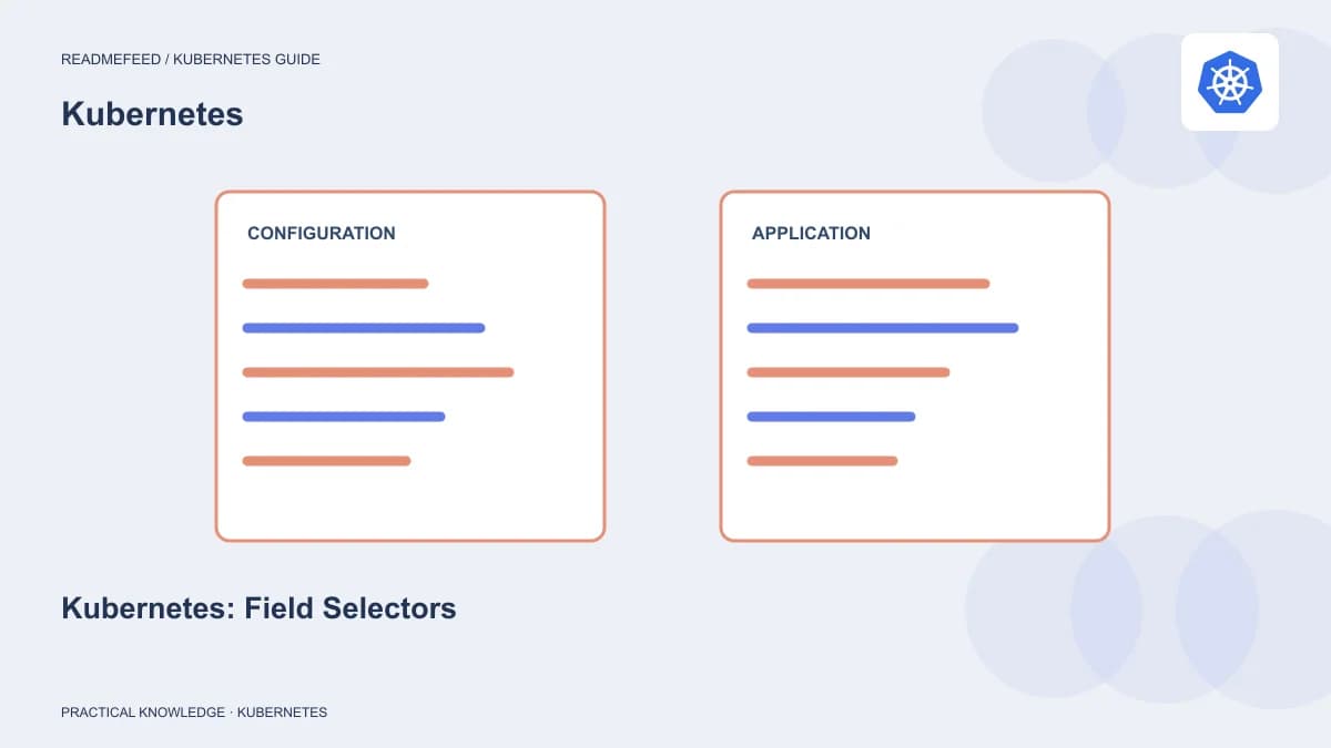 Kubernetes: Field Selectors