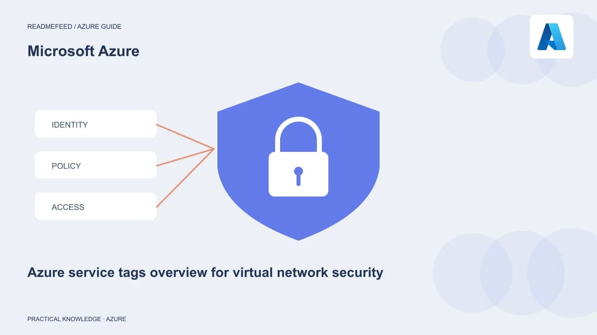Azure service tags overview for virtual network security