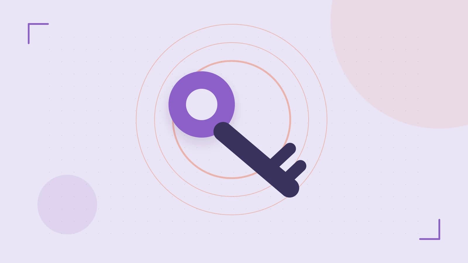 Editorial illustration of a sculpted shield, authentication key and concentric permission boundaries