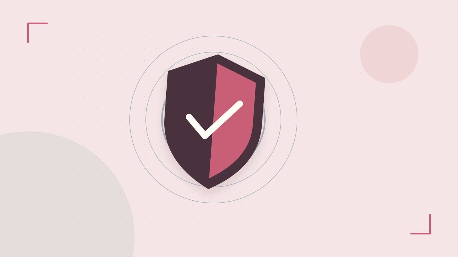 Editorial illustration of a sculpted shield, authentication key and concentric permission boundaries