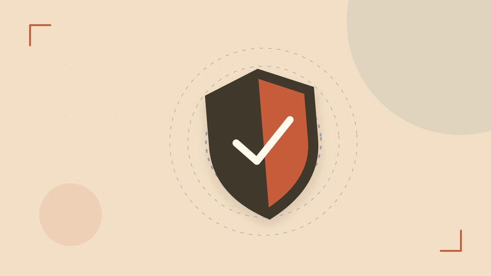 Editorial illustration of a sculpted shield, authentication key and concentric permission boundaries