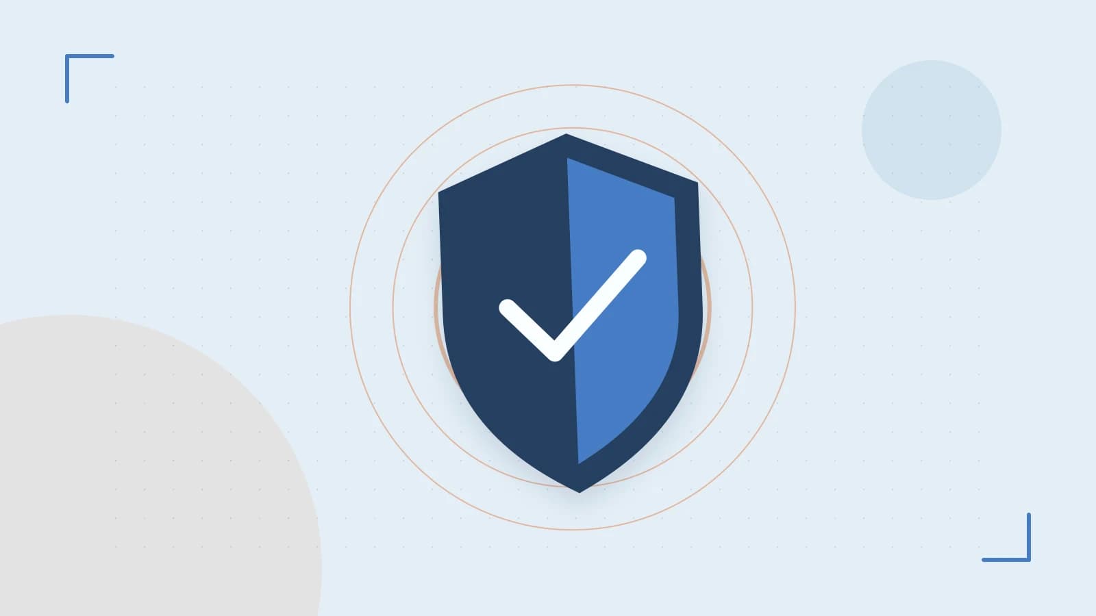 Editorial illustration of a sculpted shield, authentication key and concentric permission boundaries