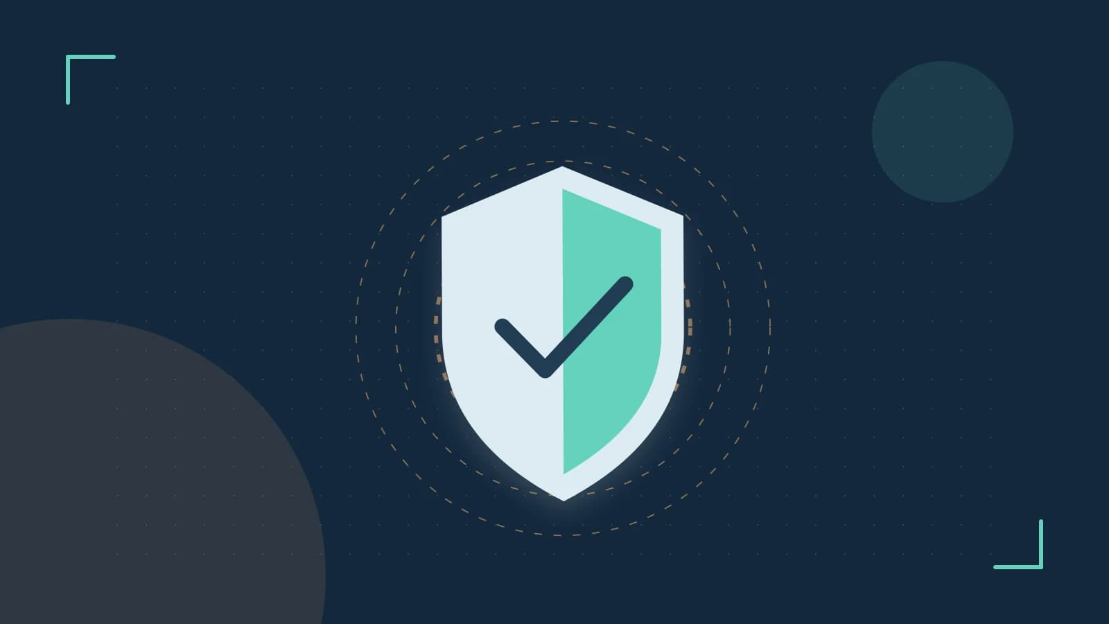 Editorial illustration of a sculpted shield, authentication key and concentric permission boundaries