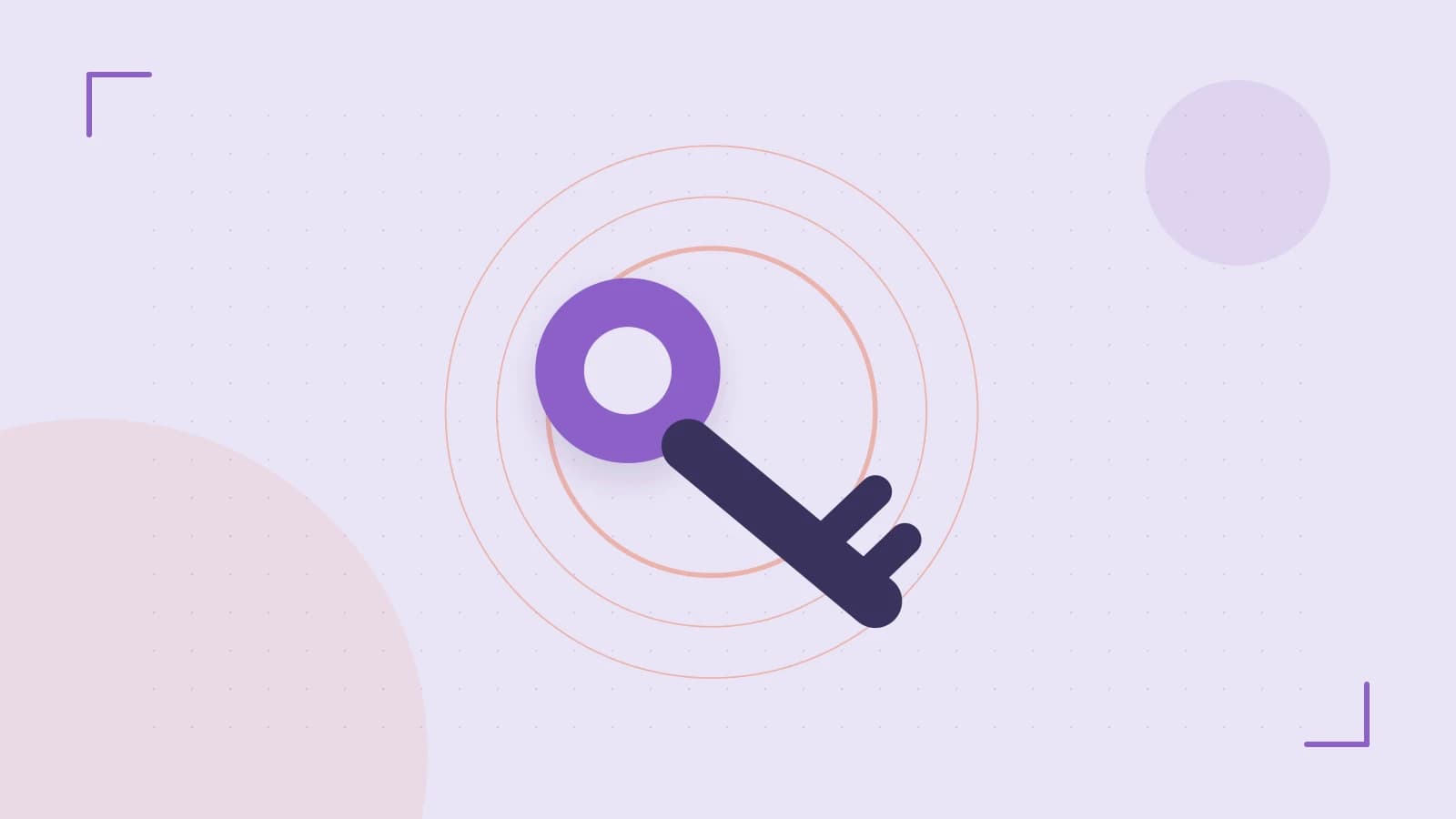 Editorial illustration of a sculpted shield, authentication key and concentric permission boundaries