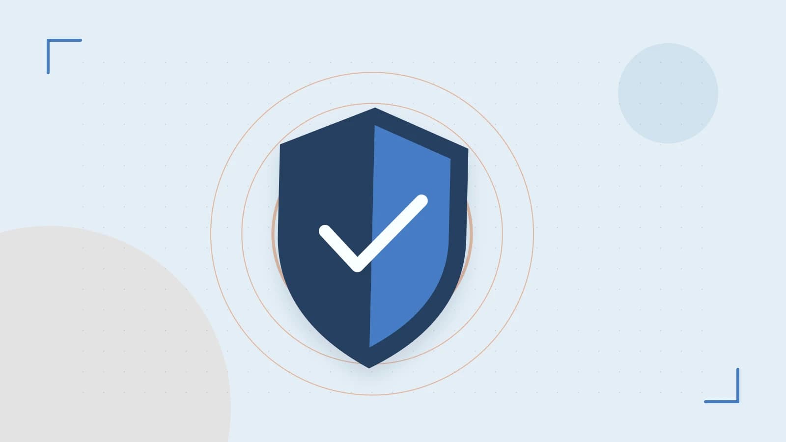 Editorial illustration of a sculpted shield, authentication key and concentric permission boundaries