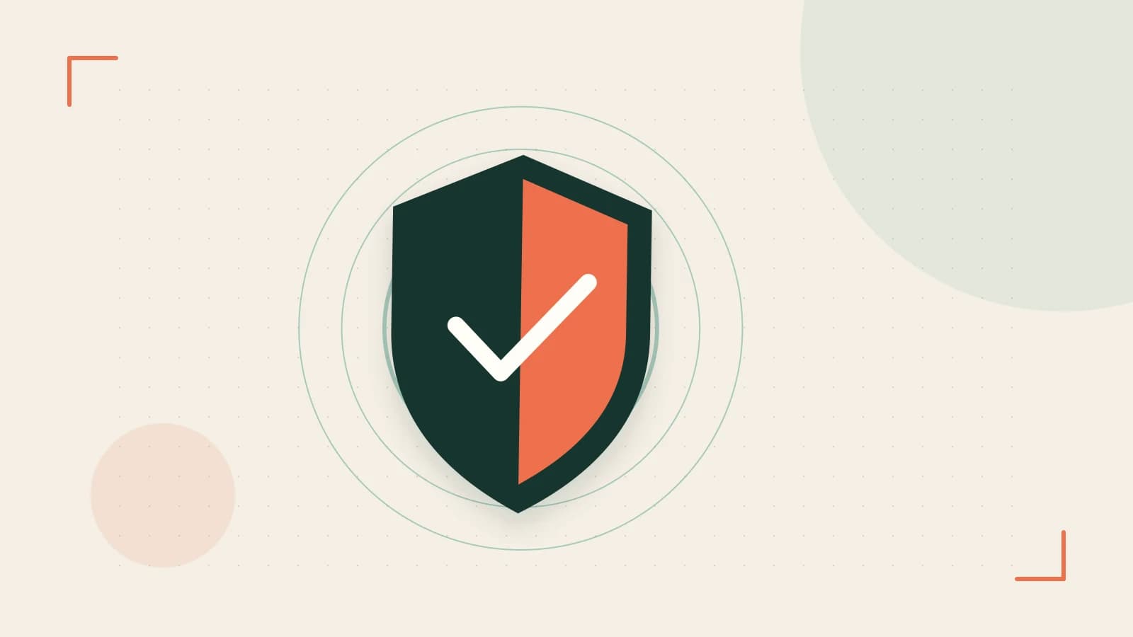 Editorial illustration of a sculpted shield, authentication key and concentric permission boundaries