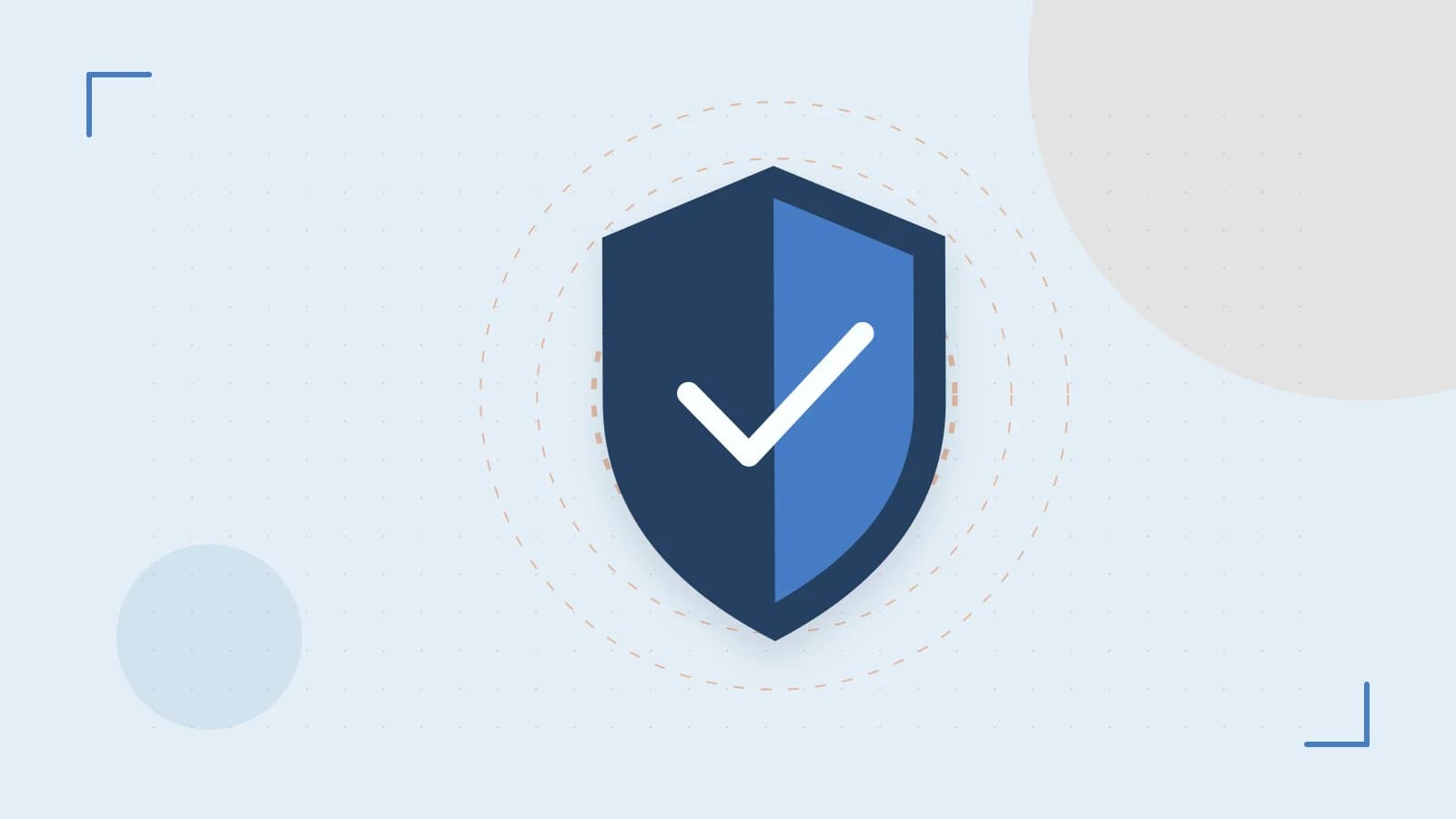 Editorial illustration of a sculpted shield, authentication key and concentric permission boundaries