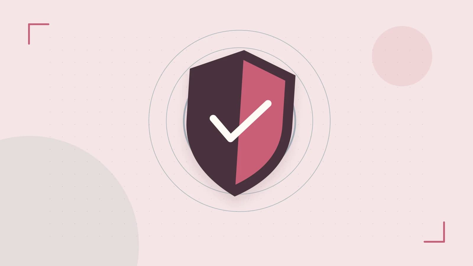 Editorial illustration of a sculpted shield, authentication key and concentric permission boundaries