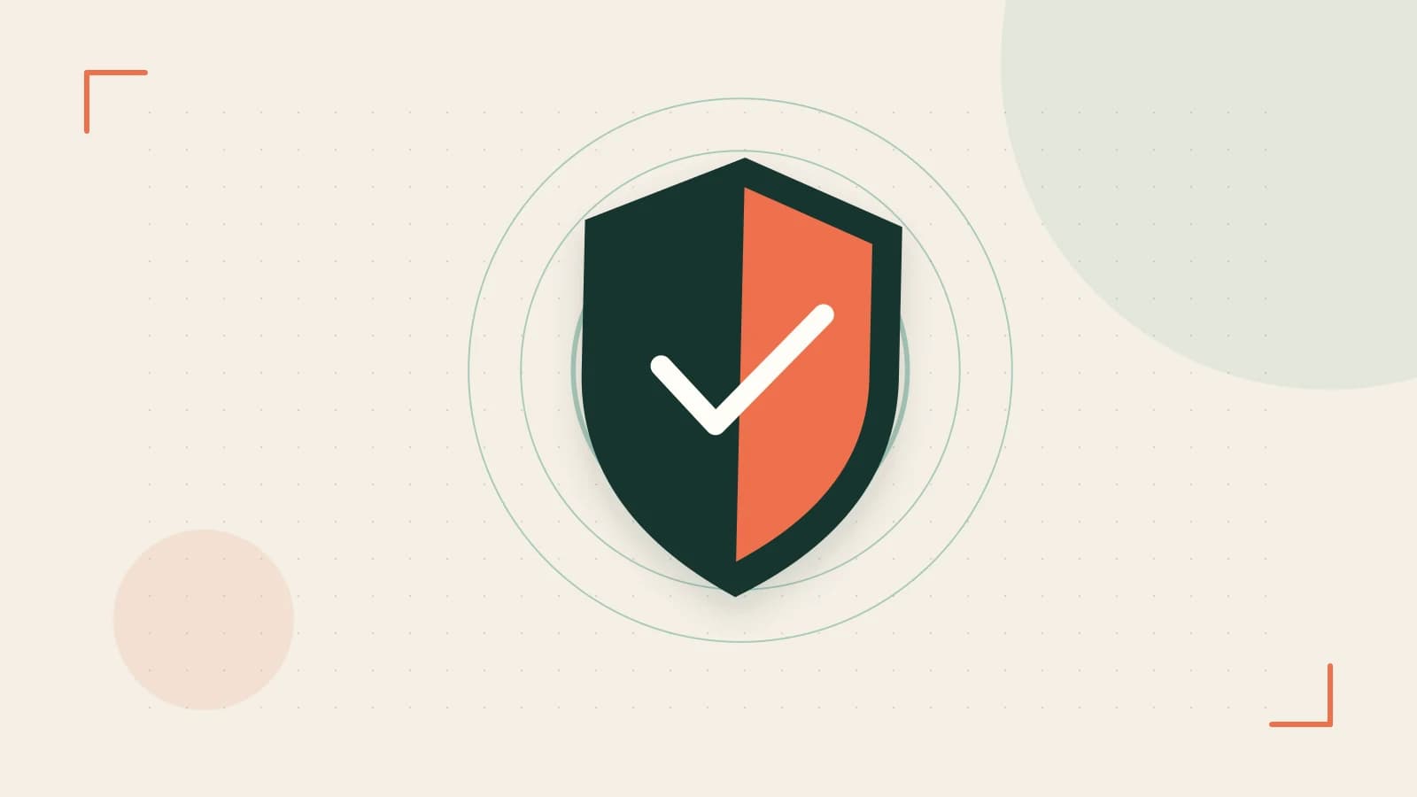 Editorial illustration of a sculpted shield, authentication key and concentric permission boundaries