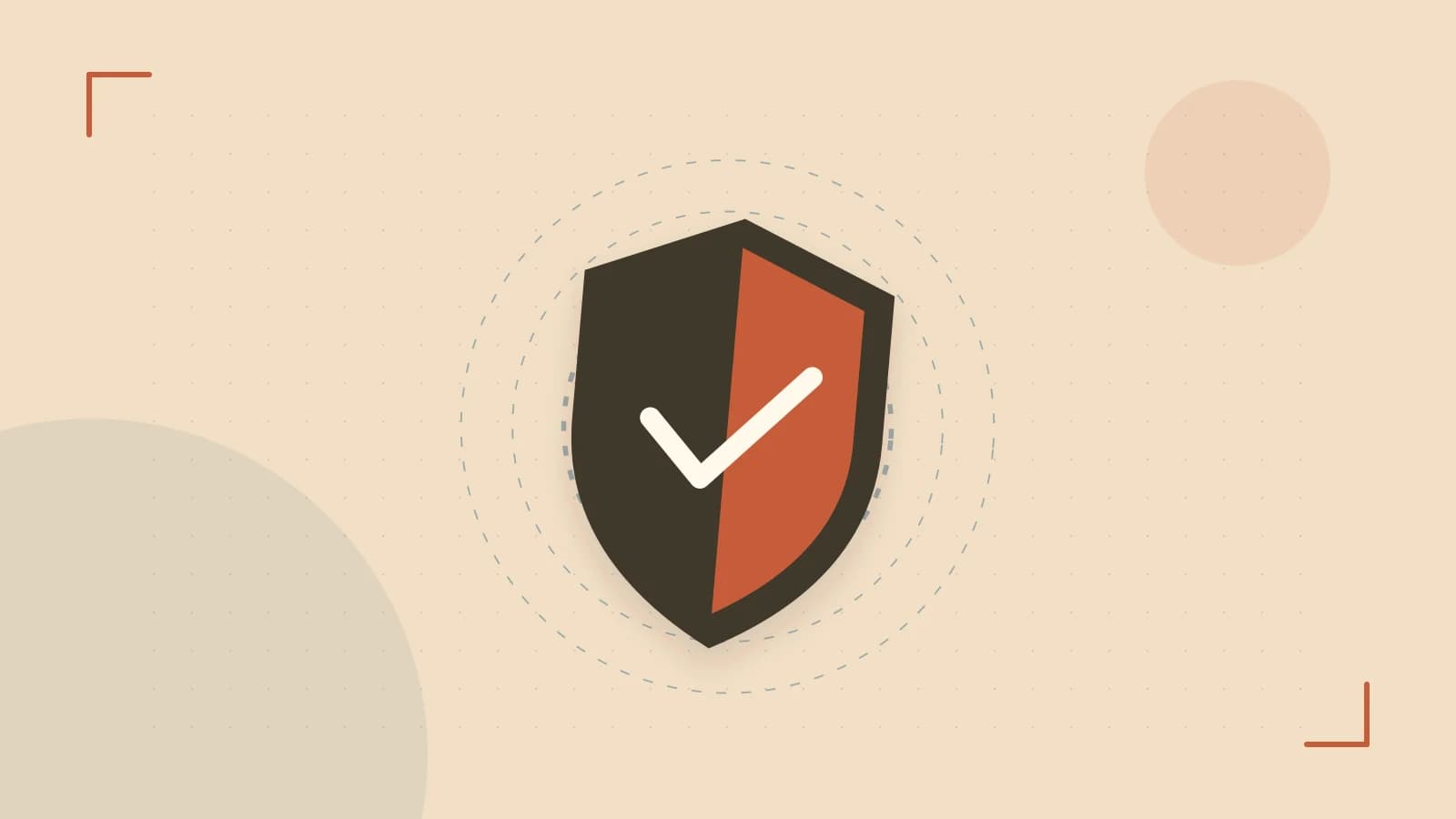 Editorial illustration of a sculpted shield, authentication key and concentric permission boundaries