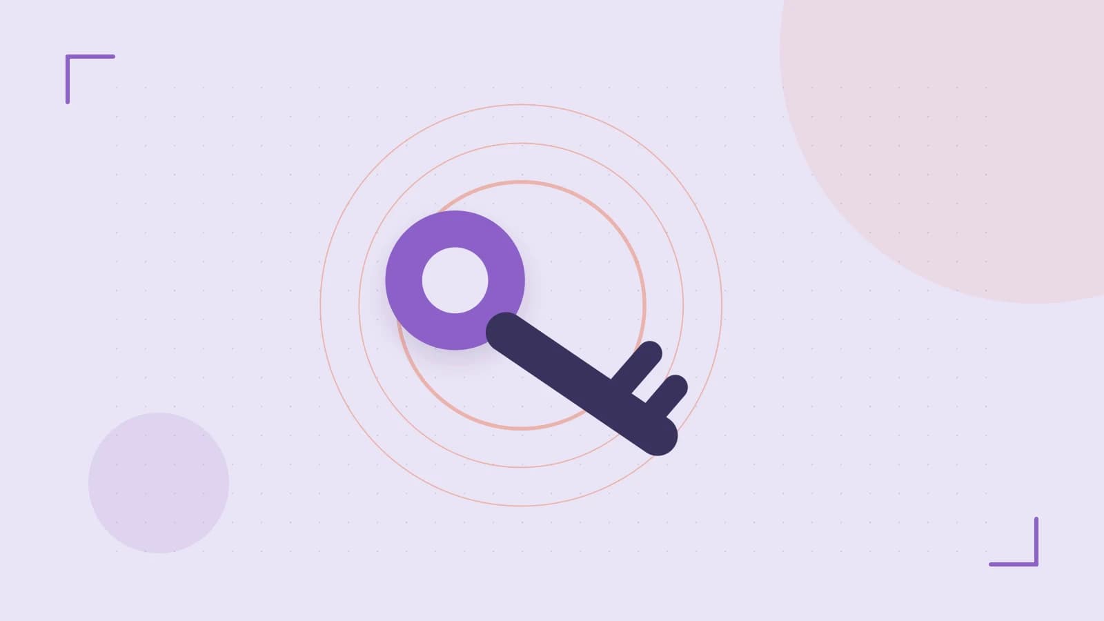 Editorial illustration of a sculpted shield, authentication key and concentric permission boundaries