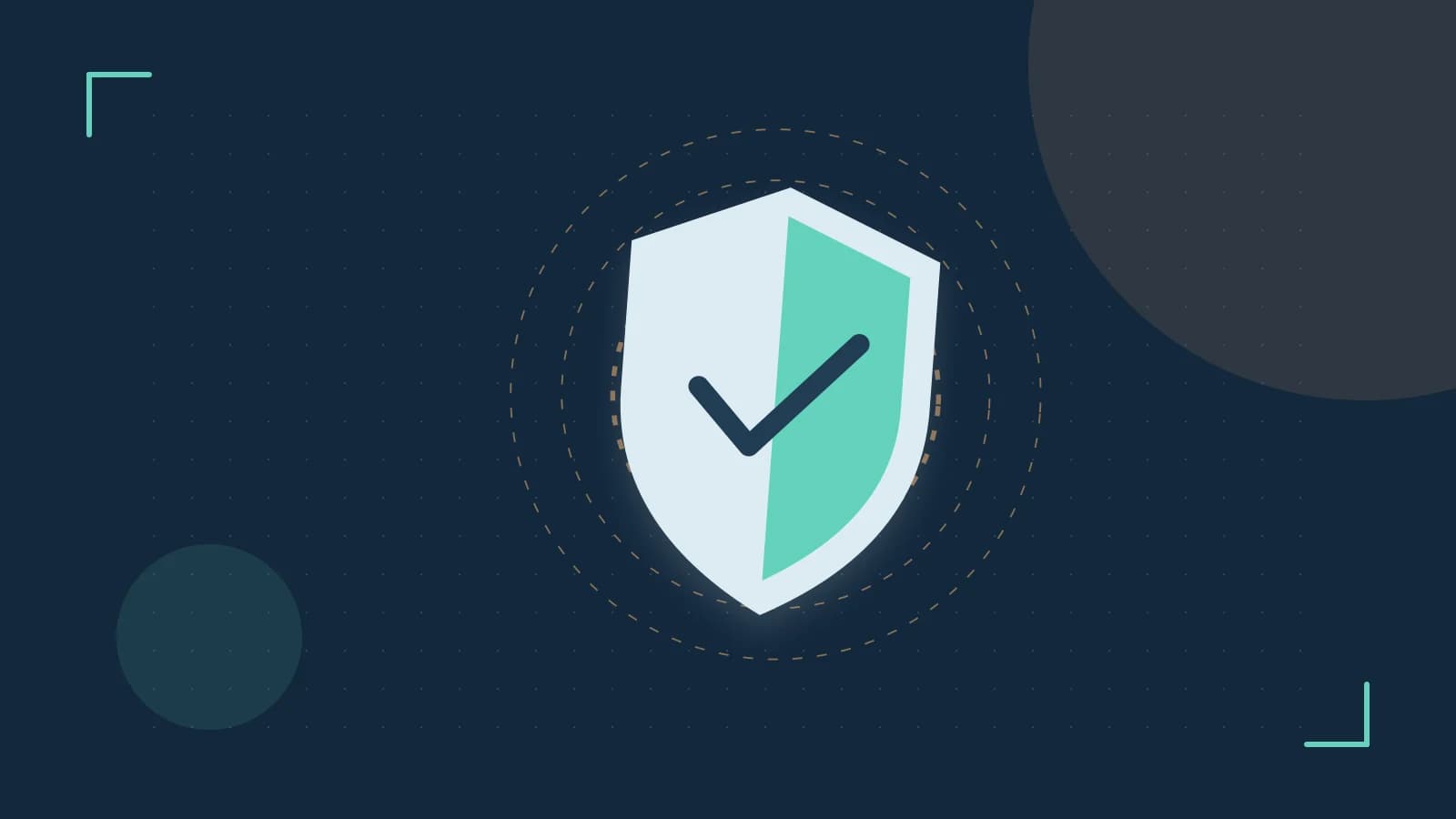 Editorial illustration of a sculpted shield, authentication key and concentric permission boundaries