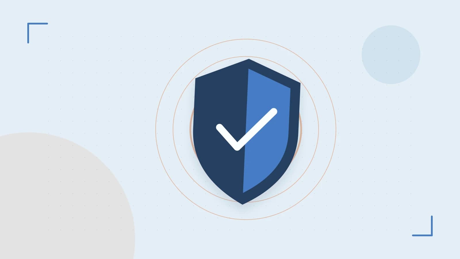 Editorial illustration of a sculpted shield, authentication key and concentric permission boundaries