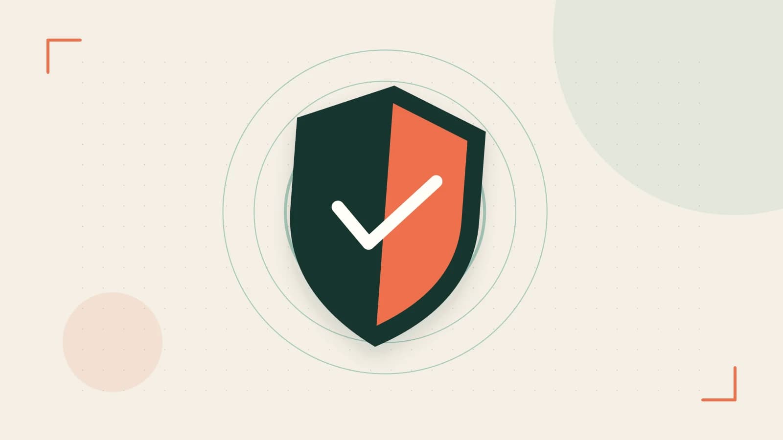 Editorial illustration of a sculpted shield, authentication key and concentric permission boundaries
