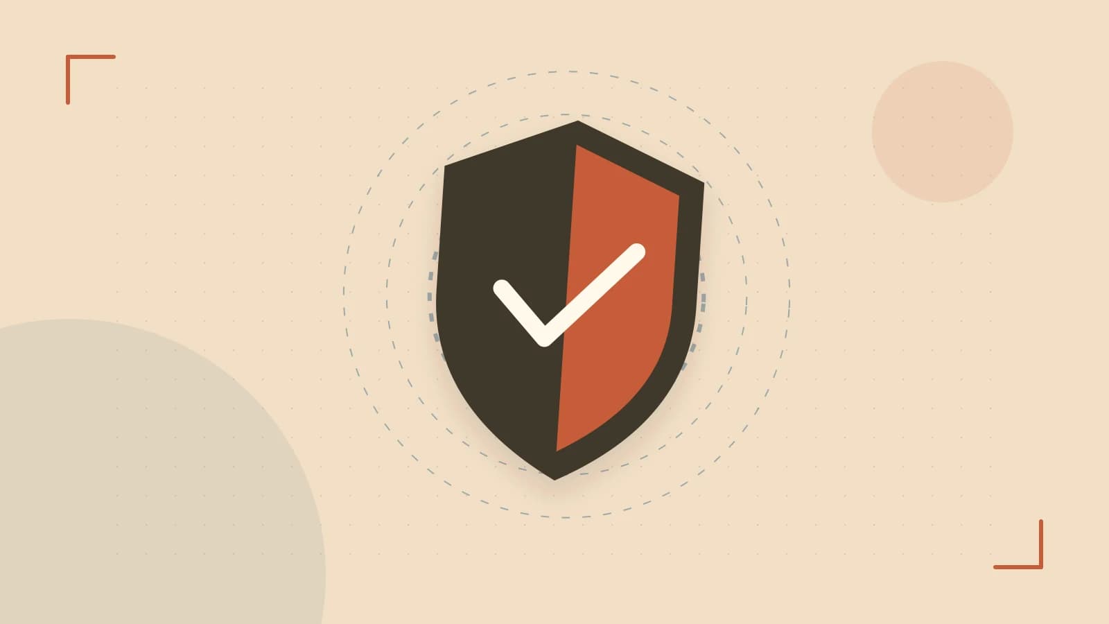 Editorial illustration of a sculpted shield, authentication key and concentric permission boundaries