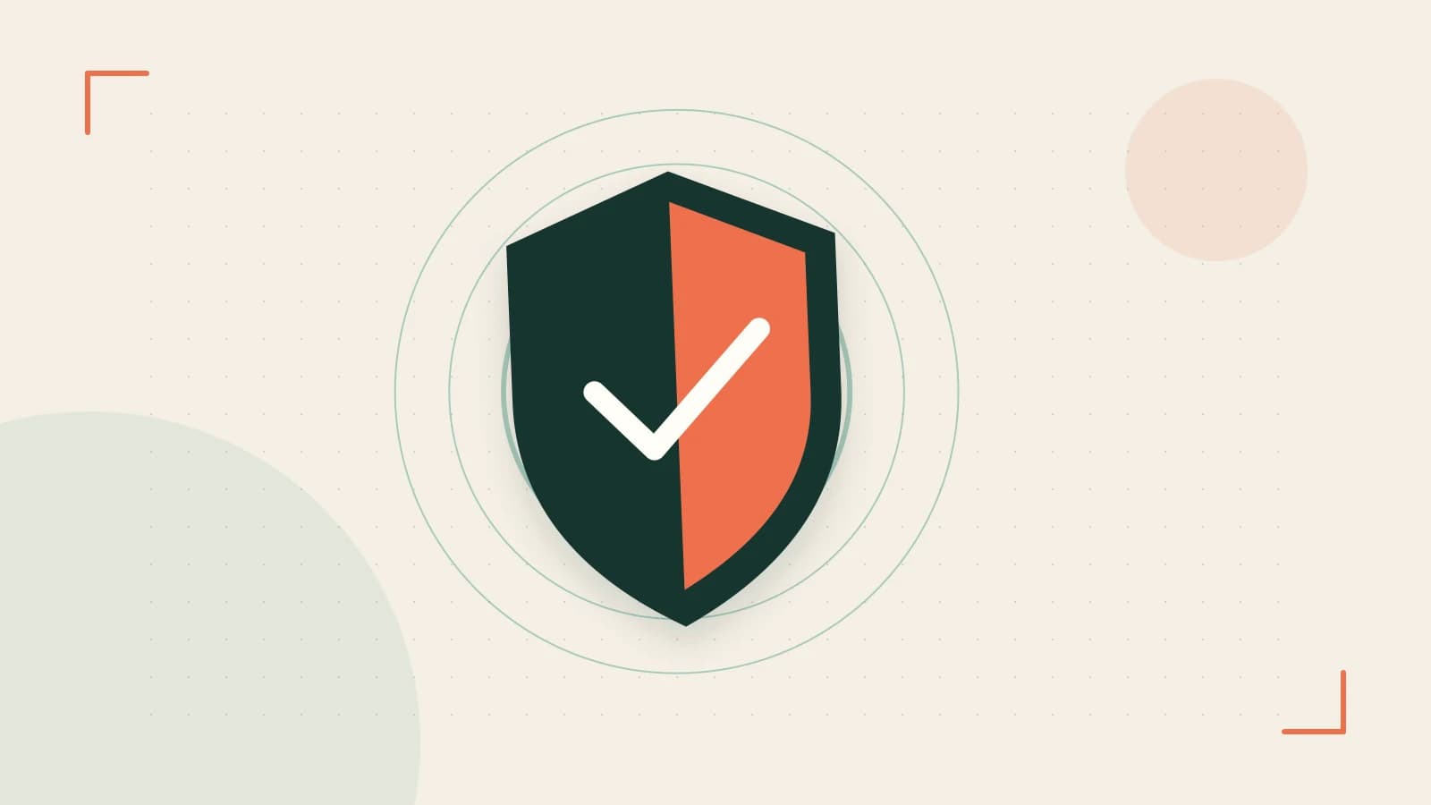 Editorial illustration of a sculpted shield, authentication key and concentric permission boundaries