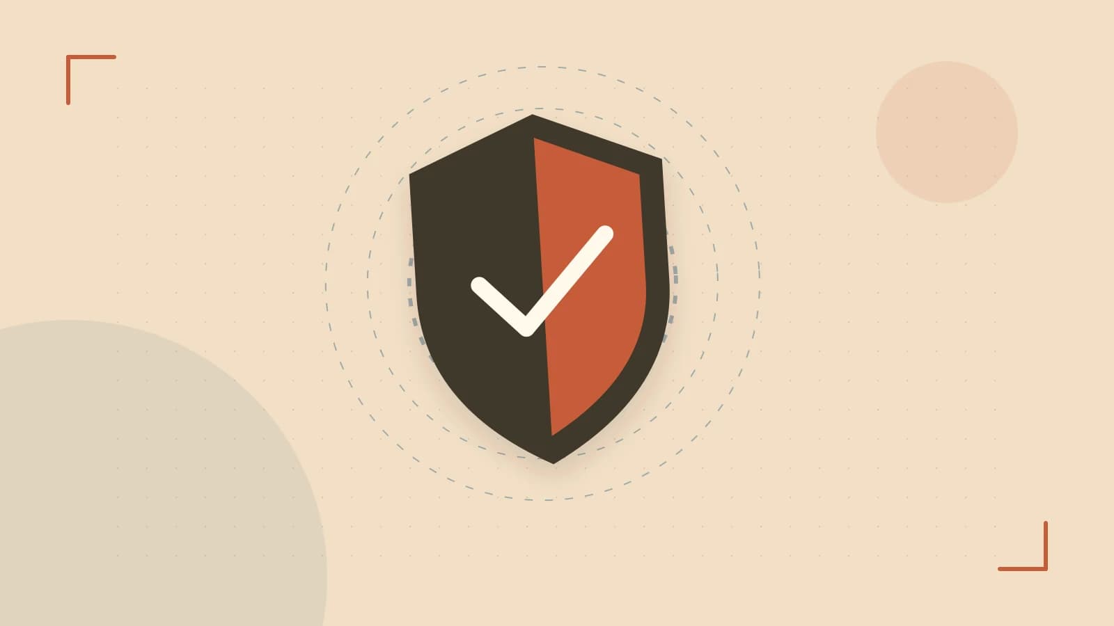 Editorial illustration of a sculpted shield, authentication key and concentric permission boundaries