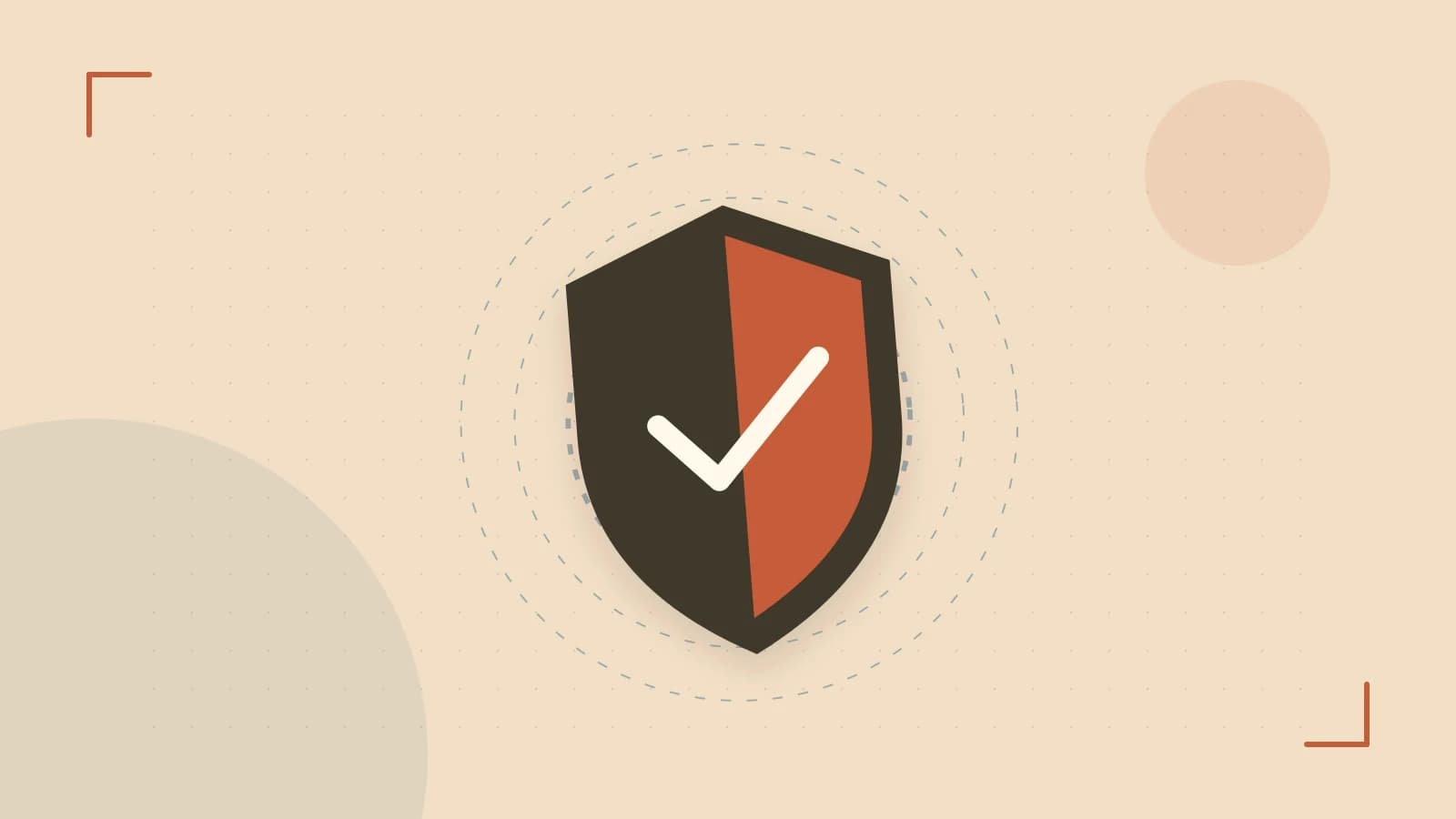 Editorial illustration of a sculpted shield, authentication key and concentric permission boundaries