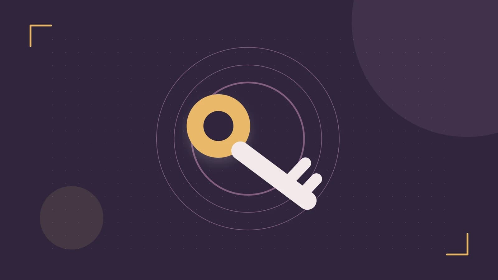 Editorial illustration of a sculpted shield, authentication key and concentric permission boundaries