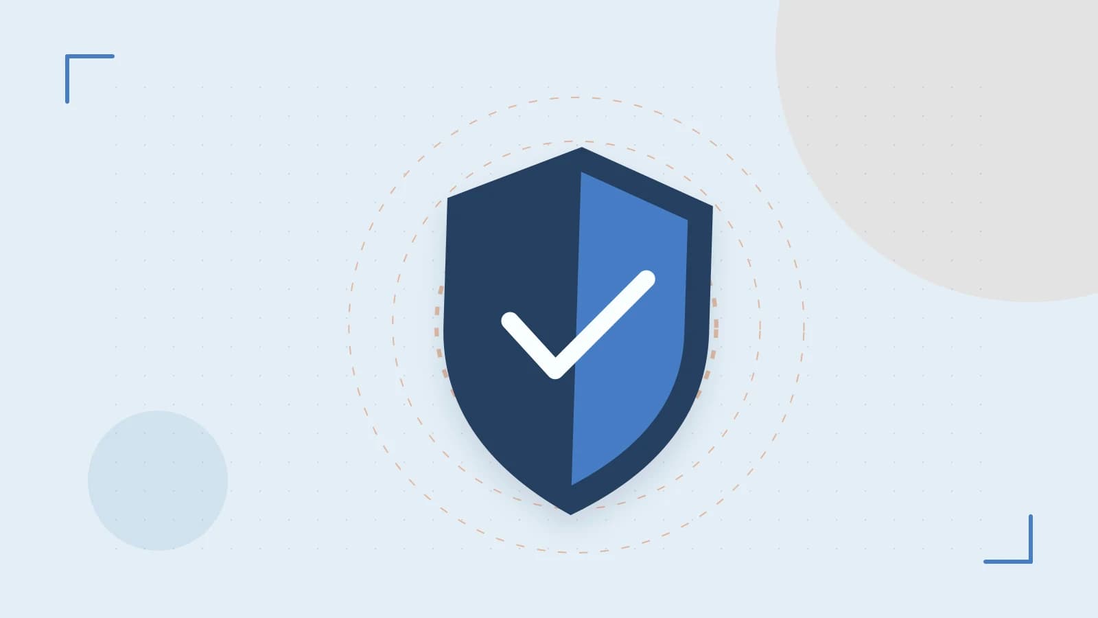 Editorial illustration of a sculpted shield, authentication key and concentric permission boundaries