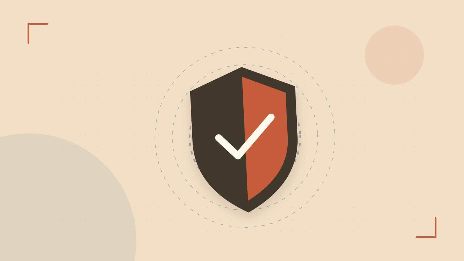 Editorial illustration of a sculpted shield, authentication key and concentric permission boundaries