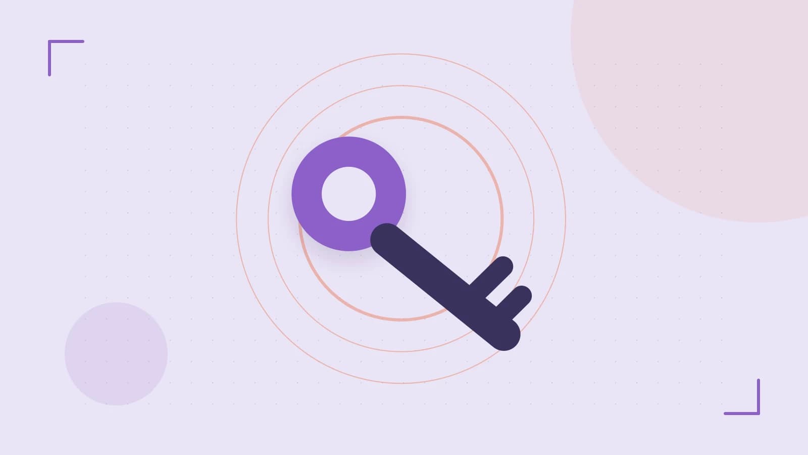 Editorial illustration of a sculpted shield, authentication key and concentric permission boundaries