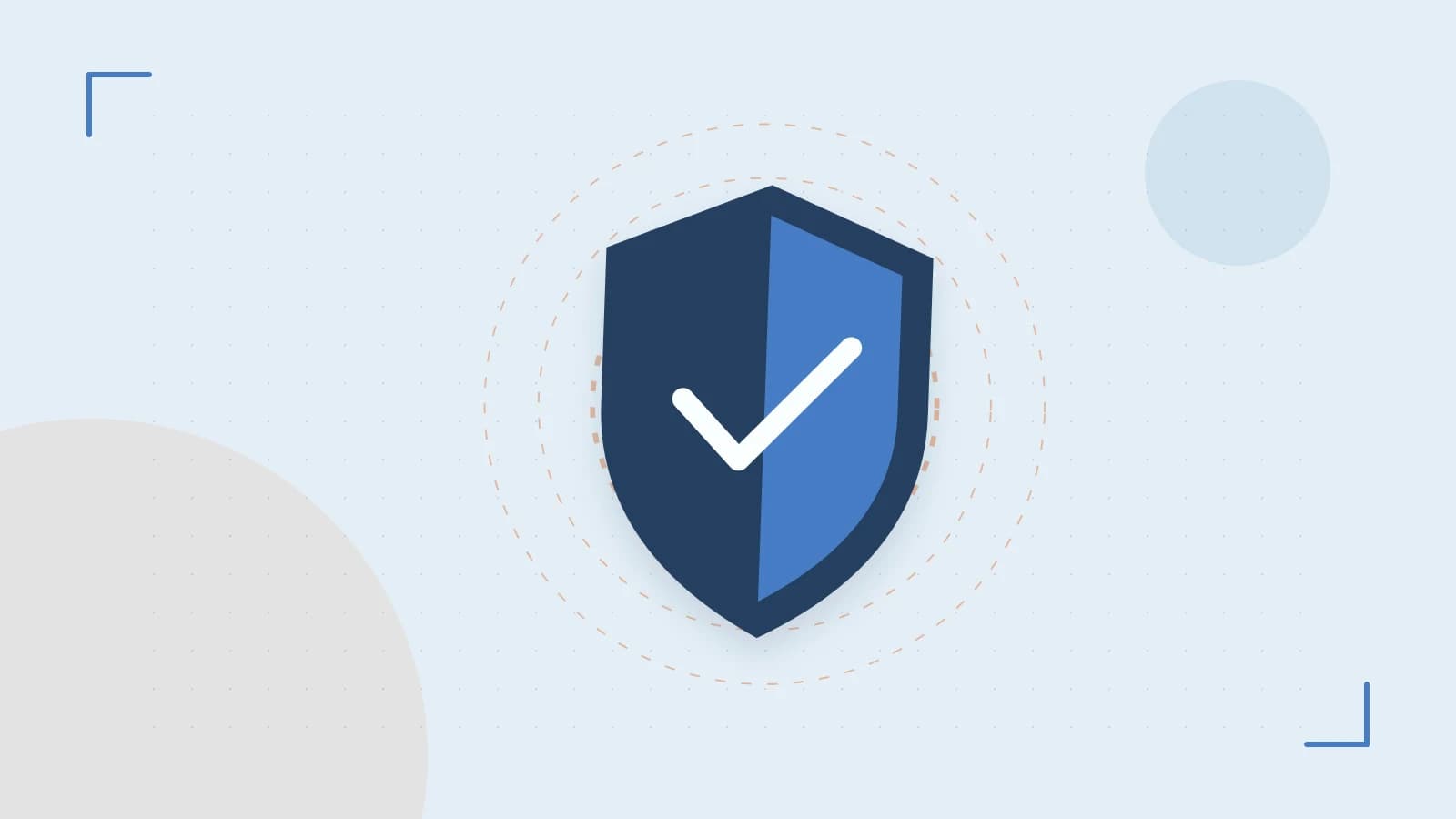 Editorial illustration of a sculpted shield, authentication key and concentric permission boundaries