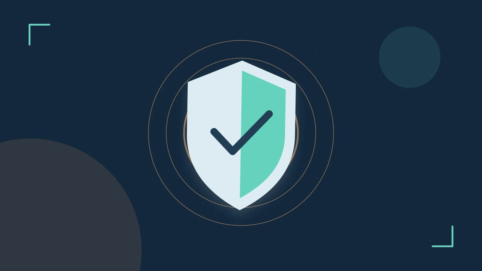 Editorial illustration of a sculpted shield, authentication key and concentric permission boundaries
