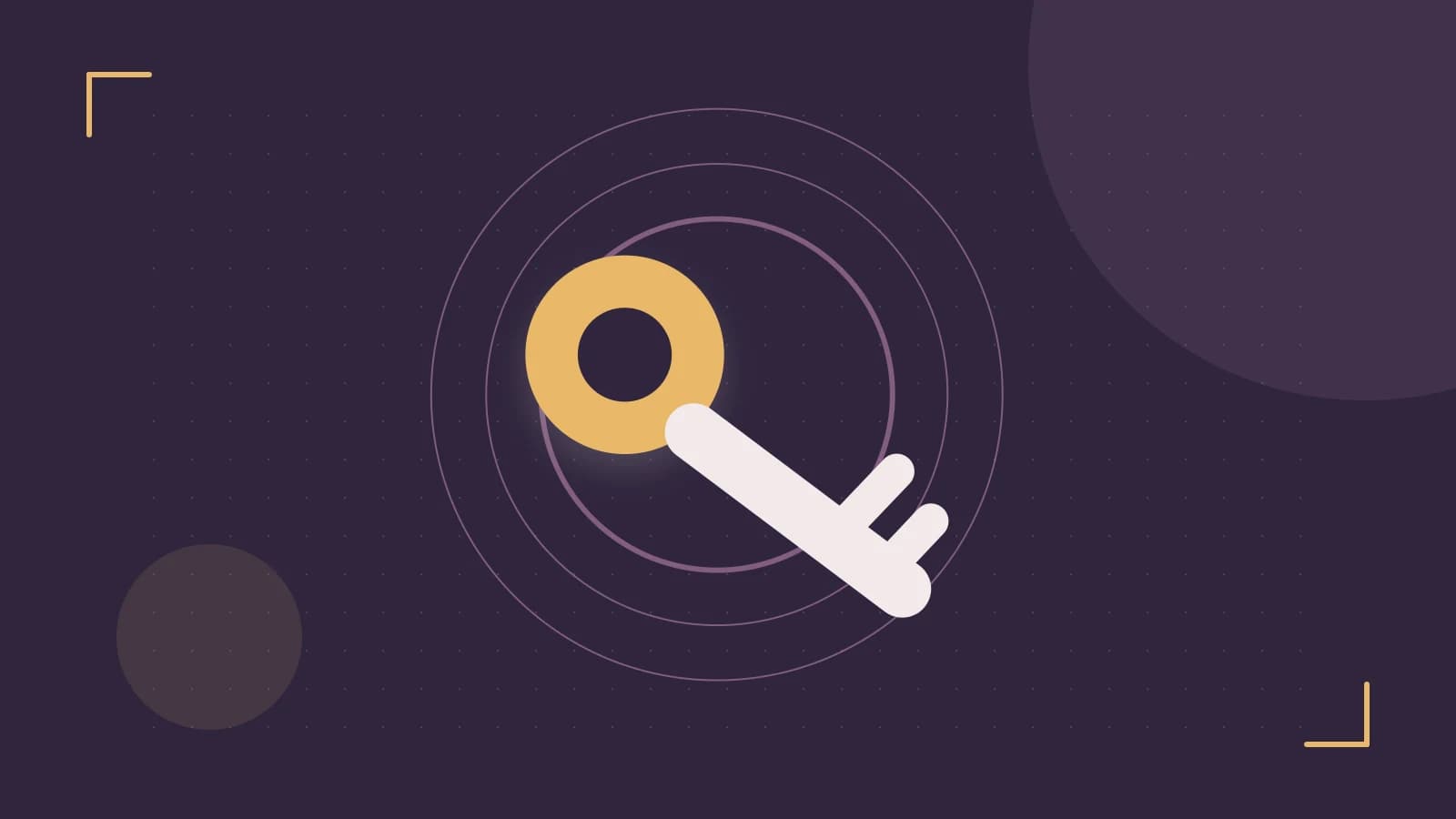 Editorial illustration of a sculpted shield, authentication key and concentric permission boundaries