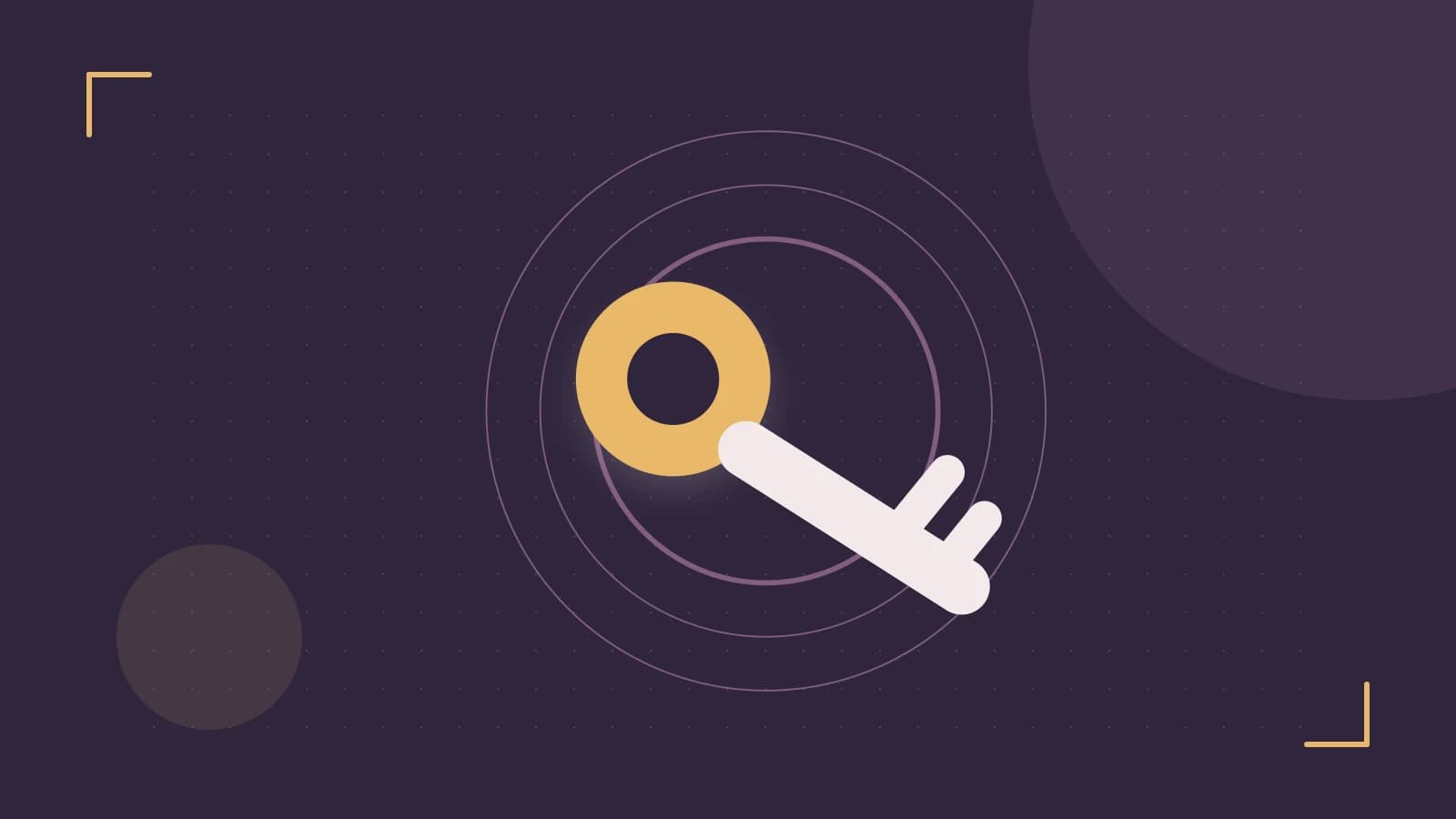 Editorial illustration of a sculpted shield, authentication key and concentric permission boundaries