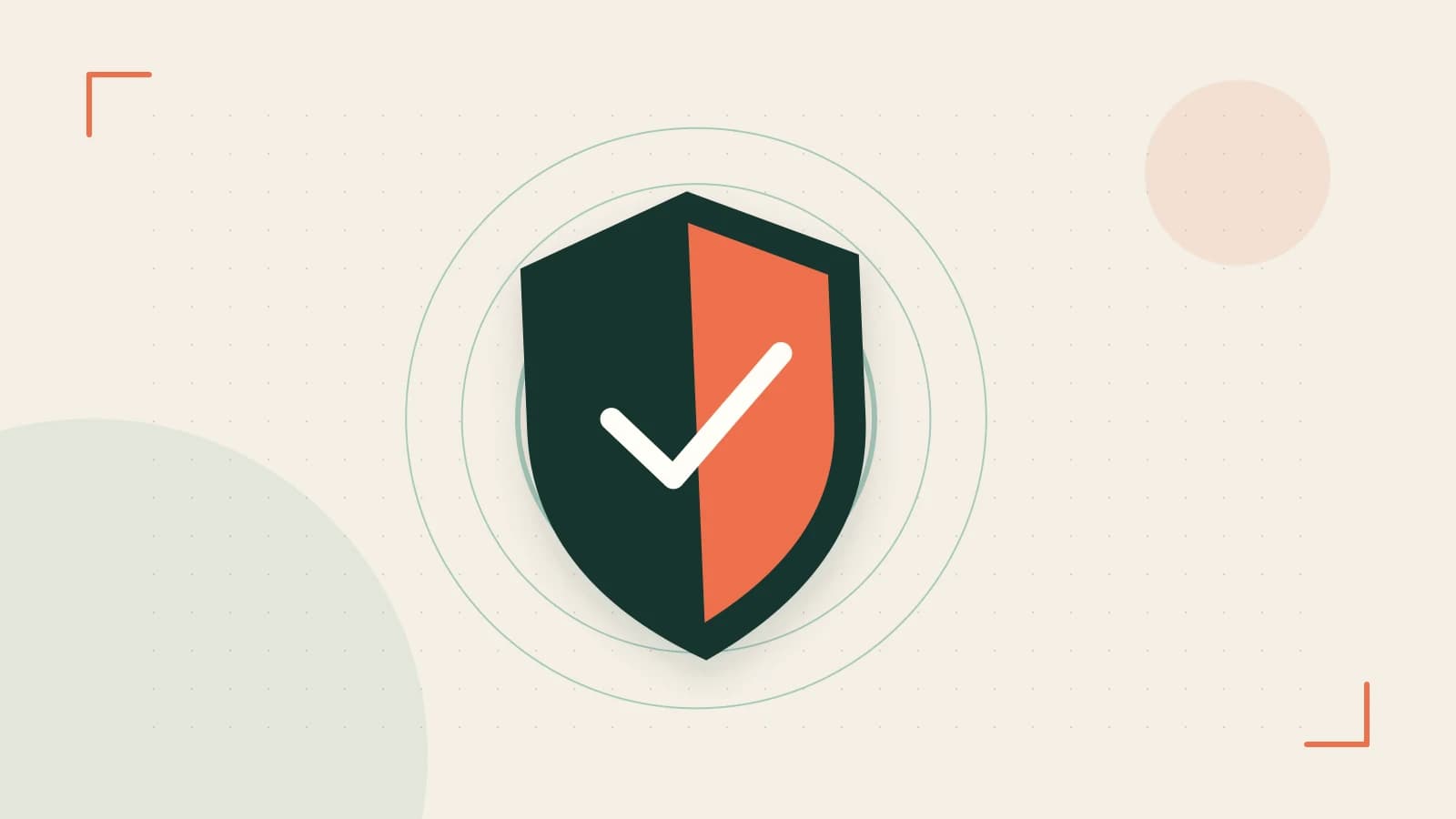 Editorial illustration of a sculpted shield, authentication key and concentric permission boundaries