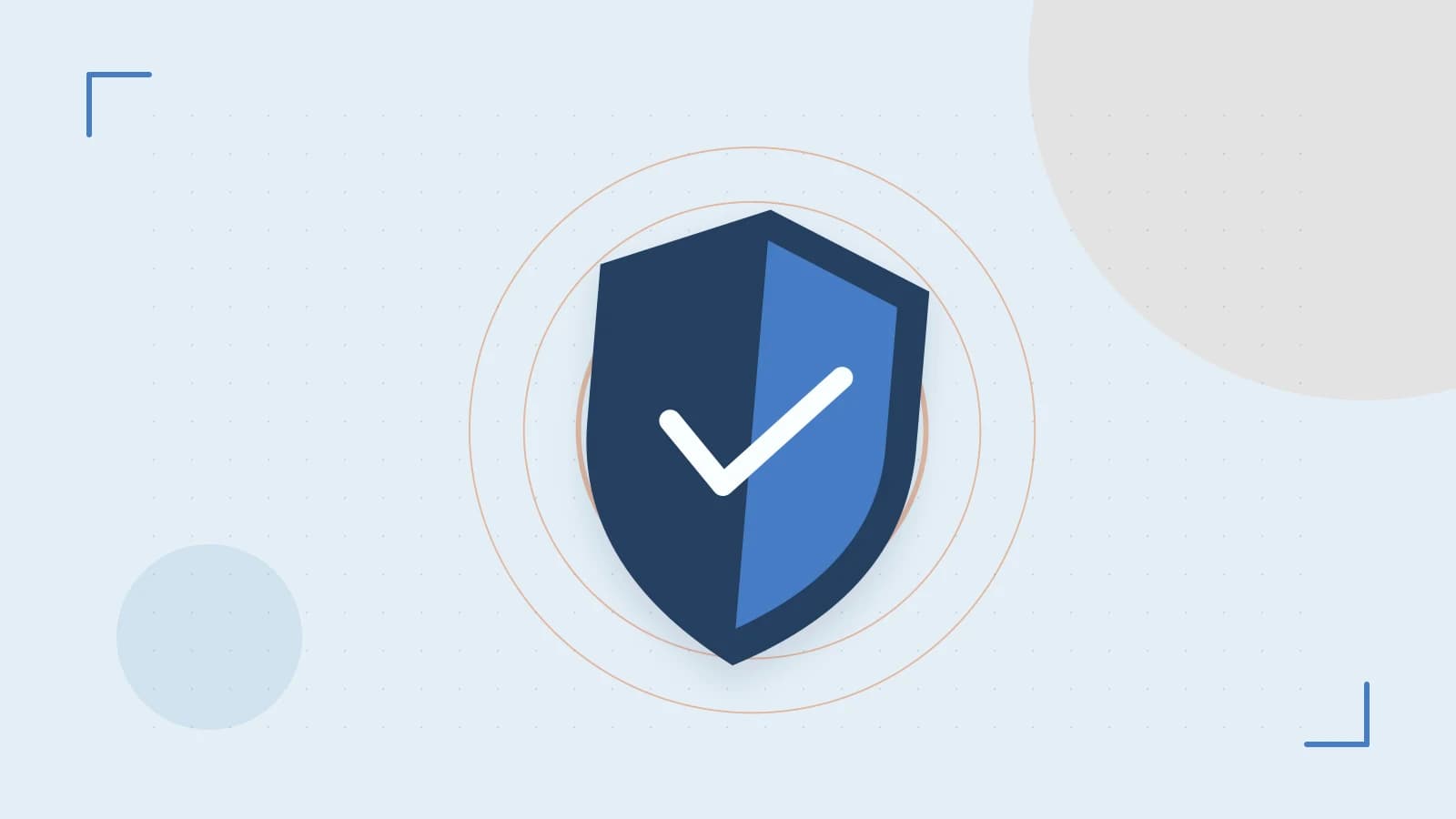 Editorial illustration of a sculpted shield, authentication key and concentric permission boundaries