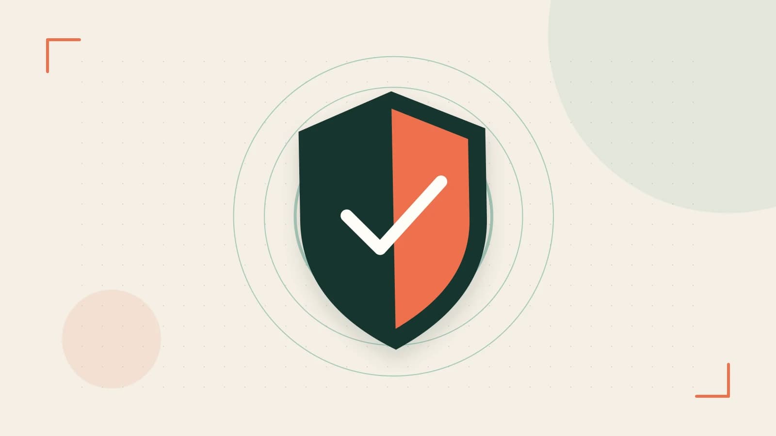 Editorial illustration of a sculpted shield, authentication key and concentric permission boundaries
