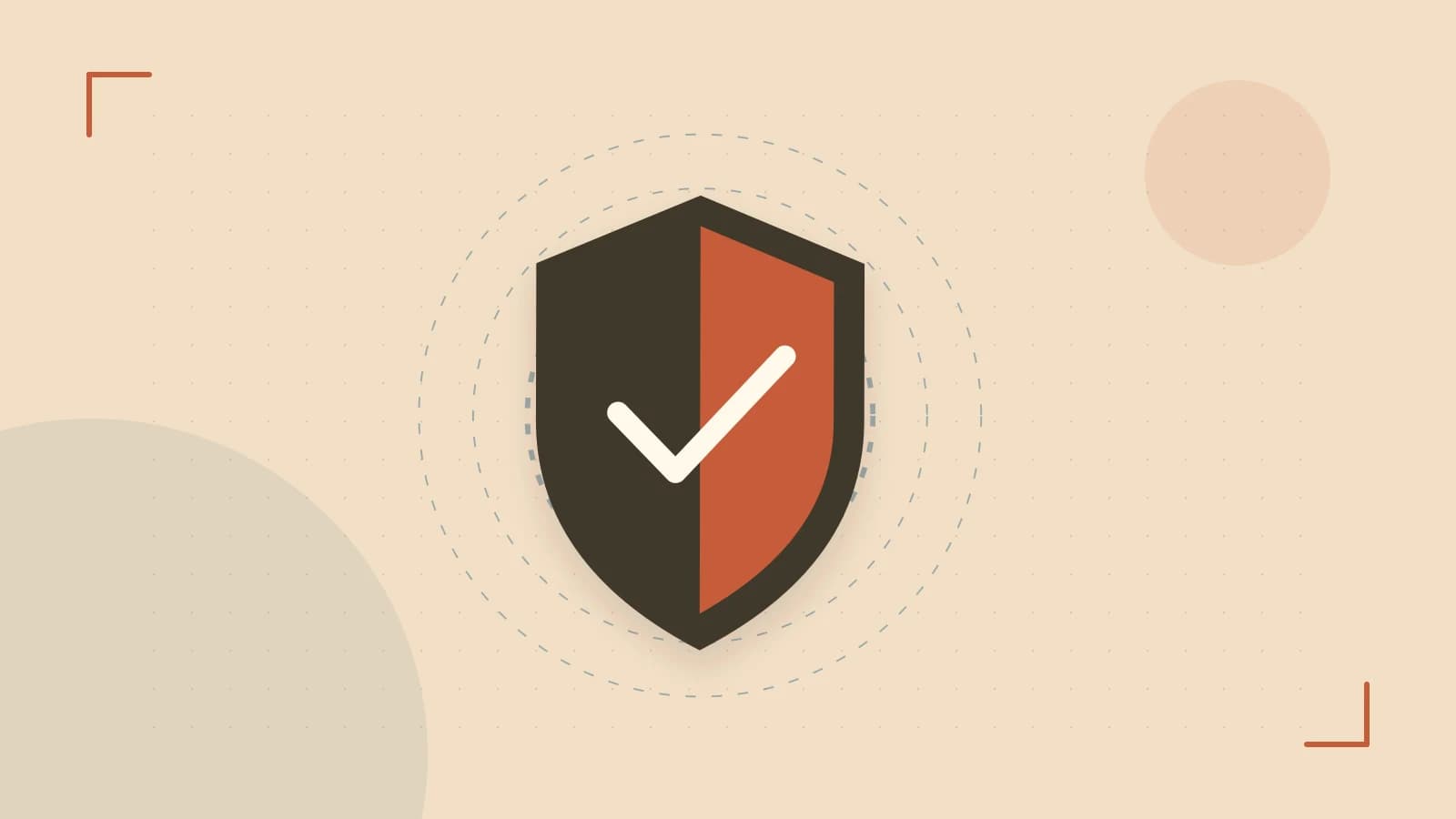 Editorial illustration of a sculpted shield, authentication key and concentric permission boundaries