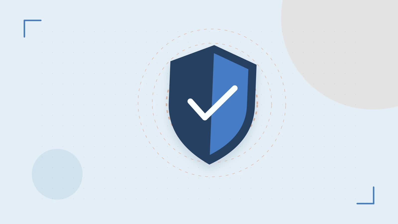 Editorial illustration of a sculpted shield, authentication key and concentric permission boundaries