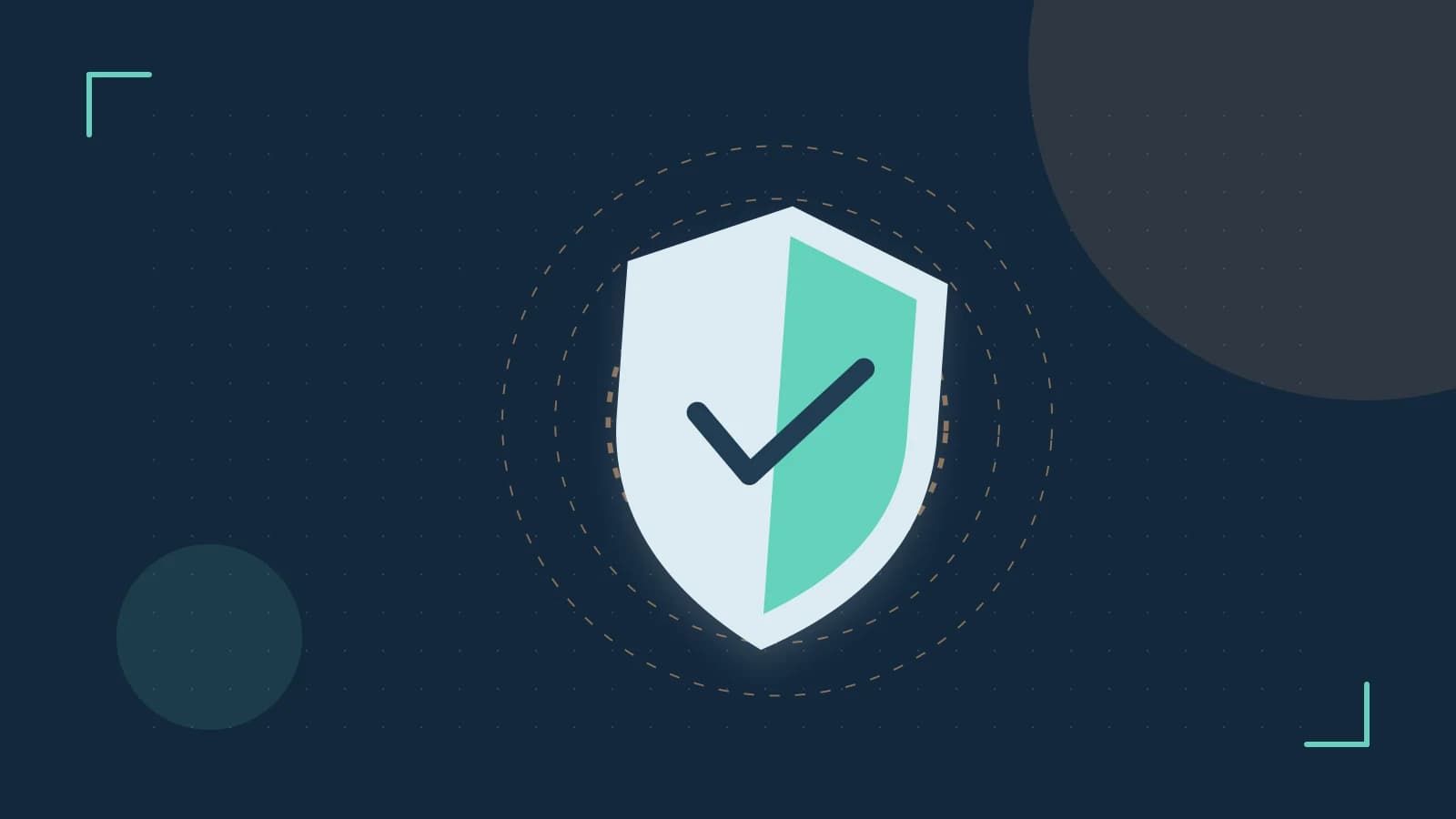 Editorial illustration of a sculpted shield, authentication key and concentric permission boundaries
