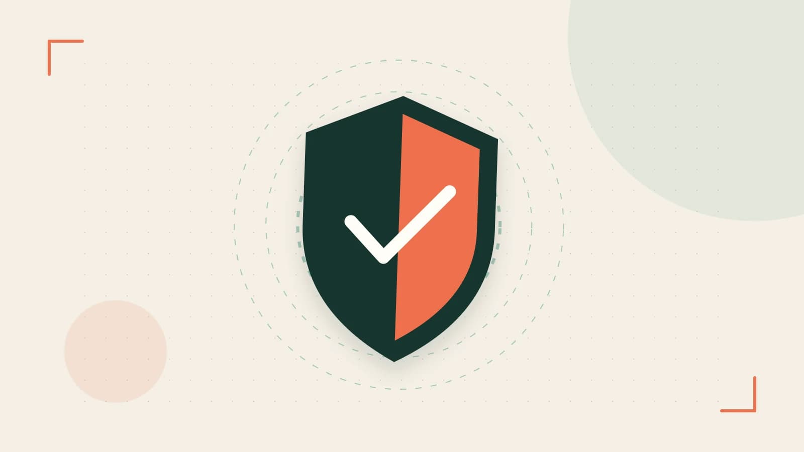 Editorial illustration of a sculpted shield, authentication key and concentric permission boundaries