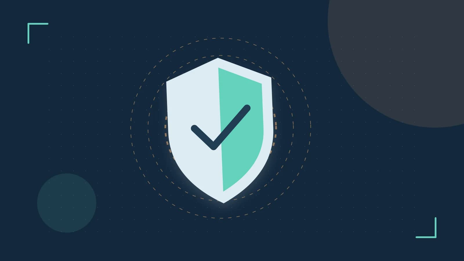 Editorial illustration of a sculpted shield, authentication key and concentric permission boundaries