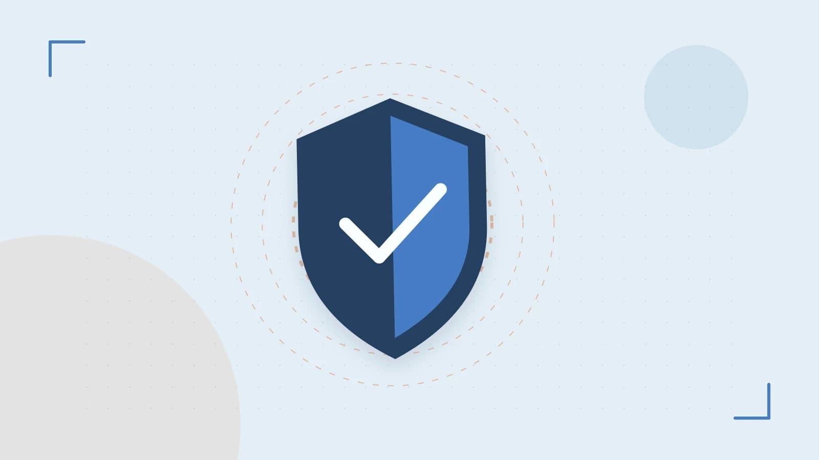 Editorial illustration of a sculpted shield, authentication key and concentric permission boundaries