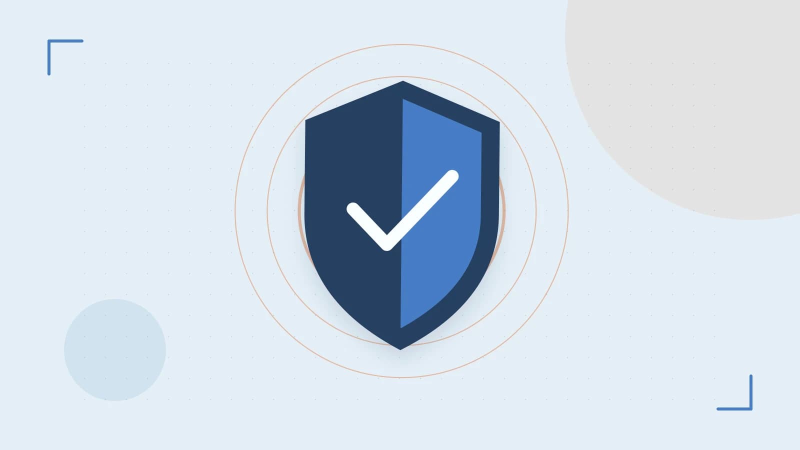 Editorial illustration of a sculpted shield, authentication key and concentric permission boundaries