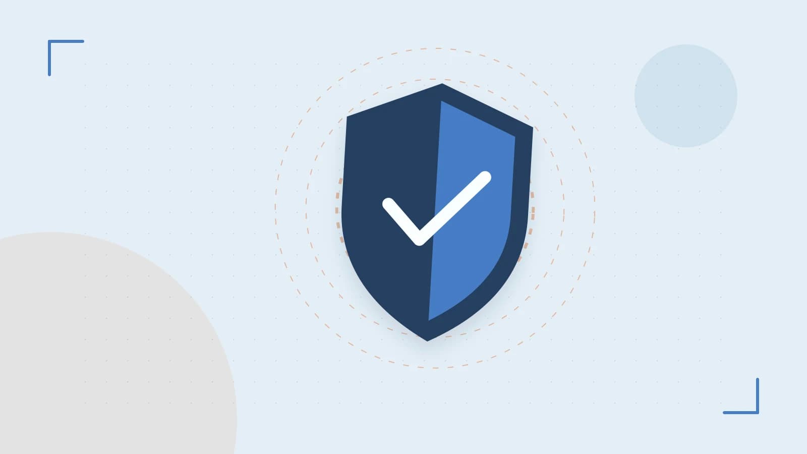 Editorial illustration of a sculpted shield, authentication key and concentric permission boundaries