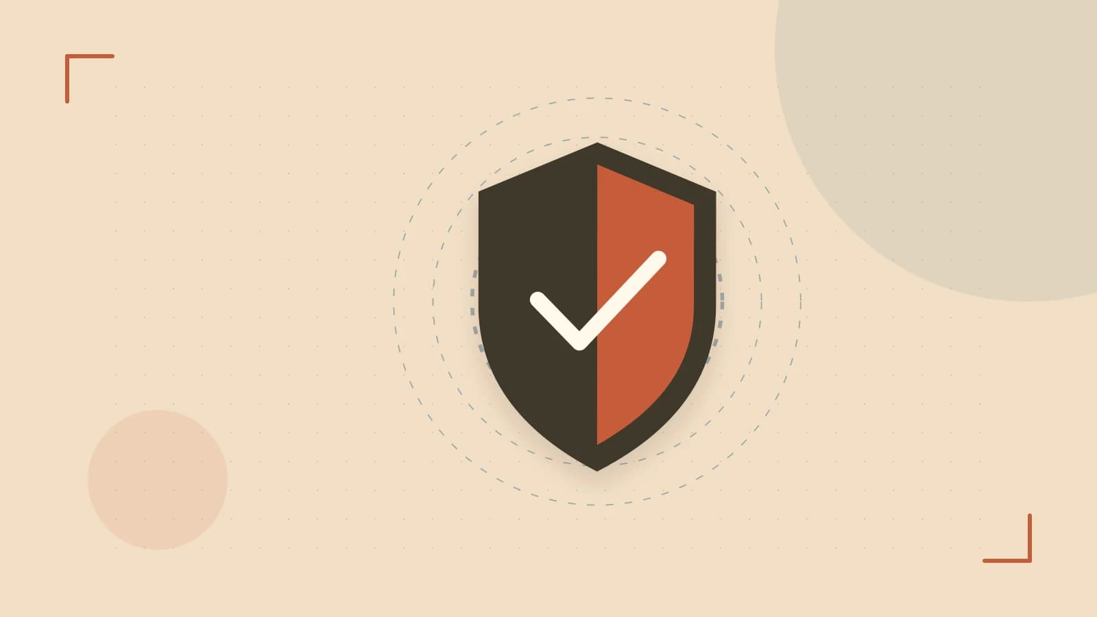 Editorial illustration of a sculpted shield, authentication key and concentric permission boundaries