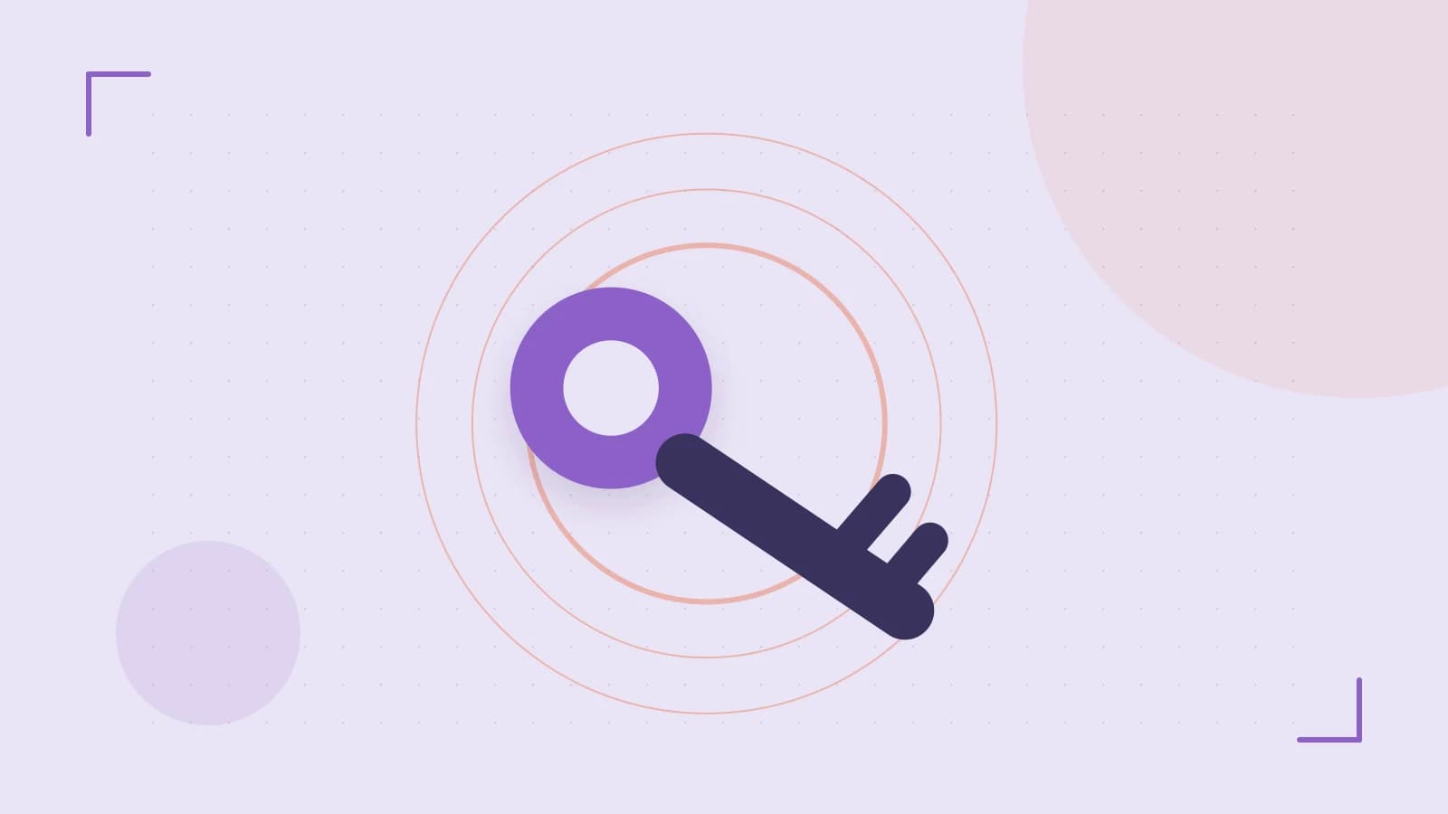 Editorial illustration of a sculpted shield, authentication key and concentric permission boundaries