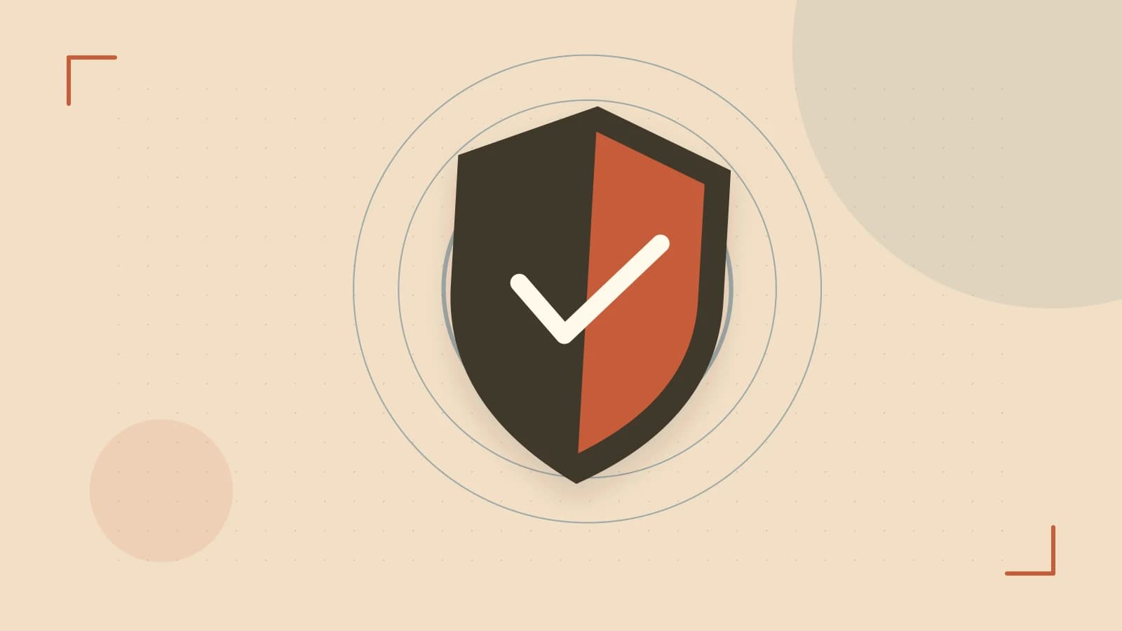 Editorial illustration of a sculpted shield, authentication key and concentric permission boundaries