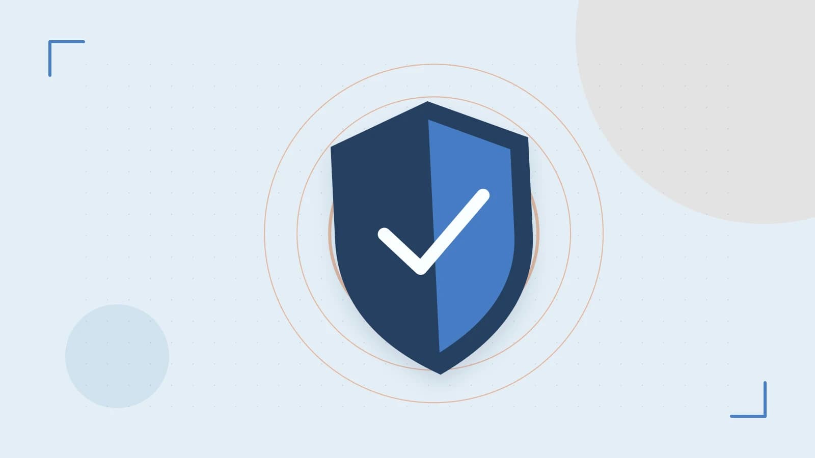 Editorial illustration of a sculpted shield, authentication key and concentric permission boundaries