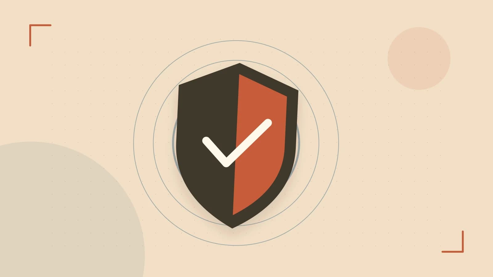 Editorial illustration of a sculpted shield, authentication key and concentric permission boundaries